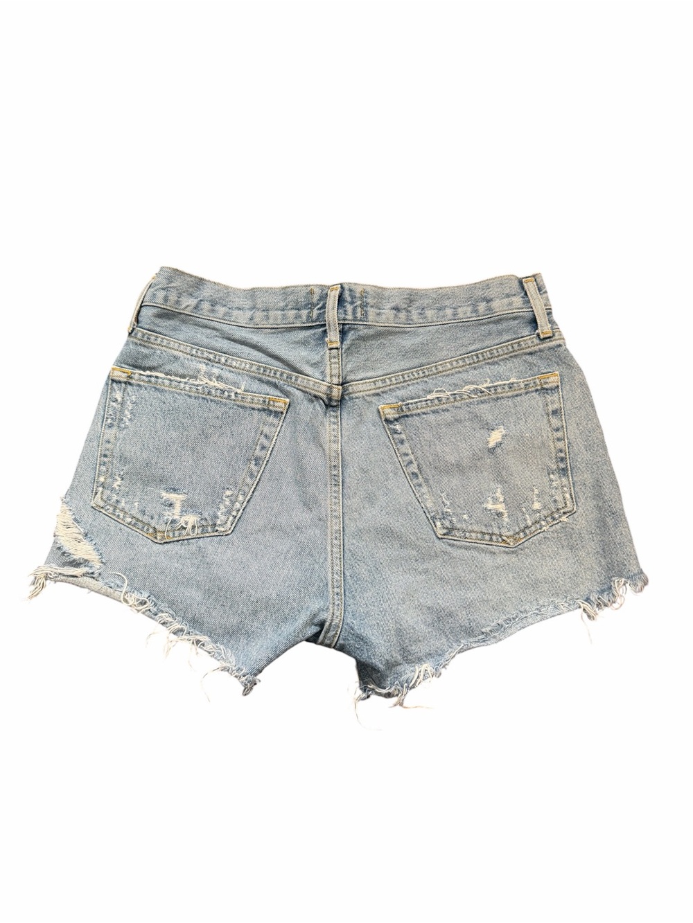 AGOLDE Parker Vintage Cut Off Denim Shorts SZ 27 - Picture 2 of 5